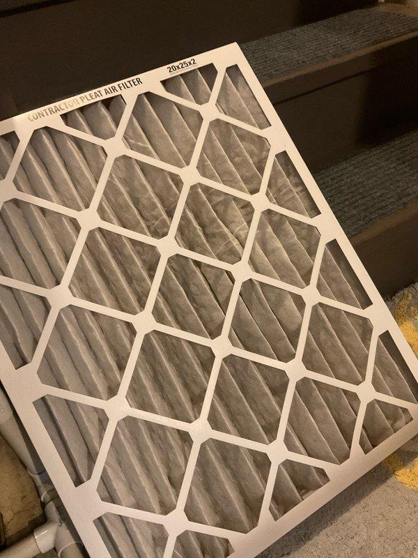 Completed comprehensive BFMA tune-up service on 19-year-old air conditioning system. Performed full system inspection of outdoor condenser unit, including examination of heat exchanger fins and coil assembly. Replaced 20x25x1 pleated air filter at indoor air handler to ensure proper airflow and system efficiency.