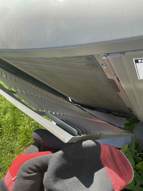 Completed comprehensive BFMA tune-up service on a 15-year-old outdoor air conditioning condenser unit. Performed thorough inspection and cleaning of condenser coils using specialized brushing tools to remove debris and ensure optimal heat transfer efficiency. Equipment was tagged per protocol, all components inspected for proper operation, and unit left in excellent working condition.