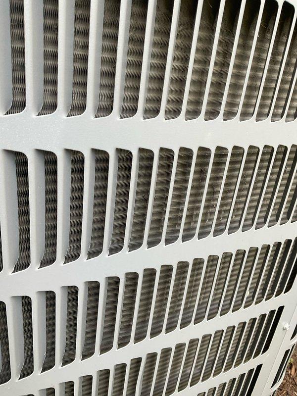 Completed comprehensive AC tune-up on two aging HVAC systems, both over 9 years old. Performed standard maintenance protocol including inspection of all major components, air handler evaluation, and filter assessment. Addressed customer concern regarding Nest thermostat connectivity issue with AC unit, troubleshooting communication between thermostat and air conditioning system. Inspected air filter showing moderate dust accumulation and discoloration, examined air return grille, and verified proper airflow through ventilation system. Evaluated drain pan and condensate line for proper operation. All systems checked for optimal performance and efficiency.