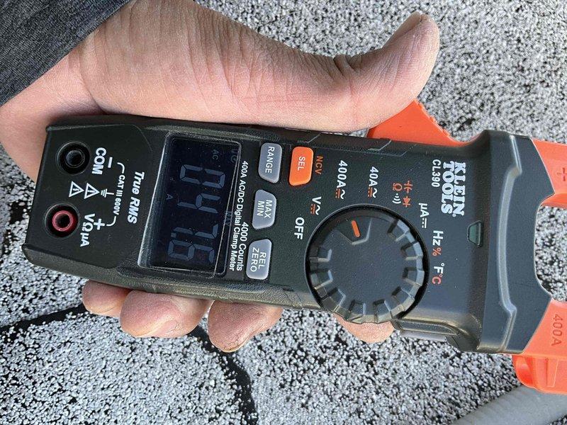 Completed comprehensive AC tune-up on rooftop unit for system over 3 years old, accessing equipment via ladder per homeowner arrangement. Performed full system inspection including electrical measurements with clamp meter, verified refrigerant line connections with service ports, inspected indoor air handler unit with condensate drainage system, and documented all components. All systems found operating within normal parameters with no deficiencies noted.