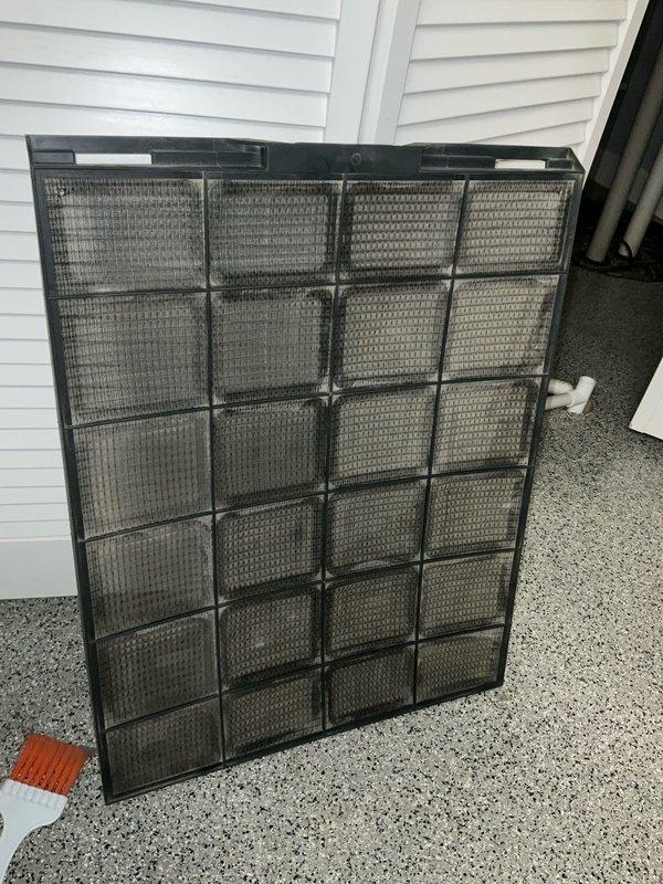 Completed comprehensive BFMA tune-up service on 8+ year old residential air conditioning system. Performed full system inspection of outdoor condenser unit, verified proper operation of all components, and cleaned return air filter which showed moderate dust accumulation. All equipment operating within normal parameters upon completion of preventive maintenance procedures.