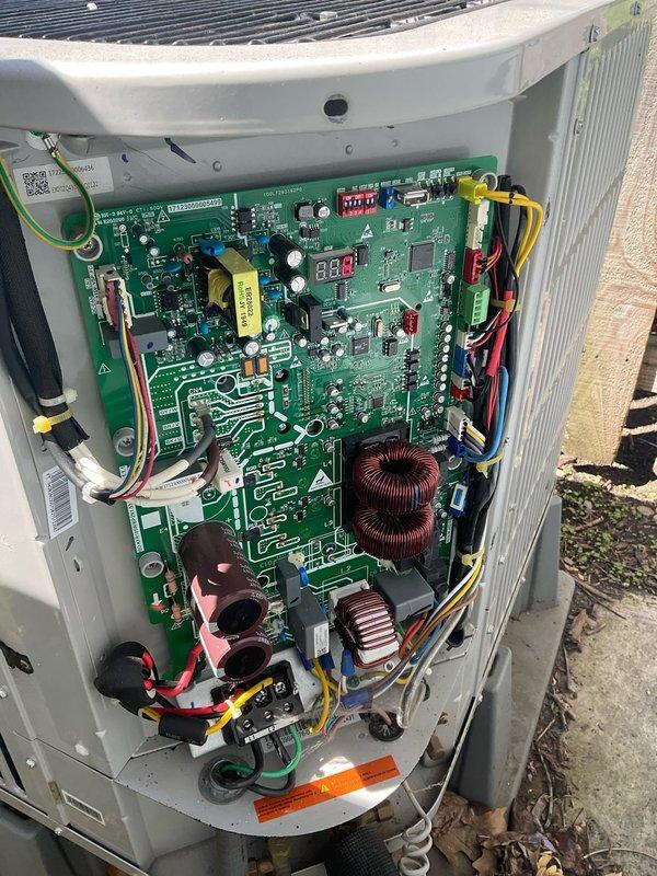 Completed comprehensive BFMA tune-up service on a 5+ year old Bosch air conditioning system during afternoon appointment window. Performed full system inspection including examination of outdoor condensing unit, electrical components, and control board operation. Verified proper function of all electronic controls, circuit board components, and refrigerant connections. Unit operating within normal parameters with no immediate repairs required at time of service.