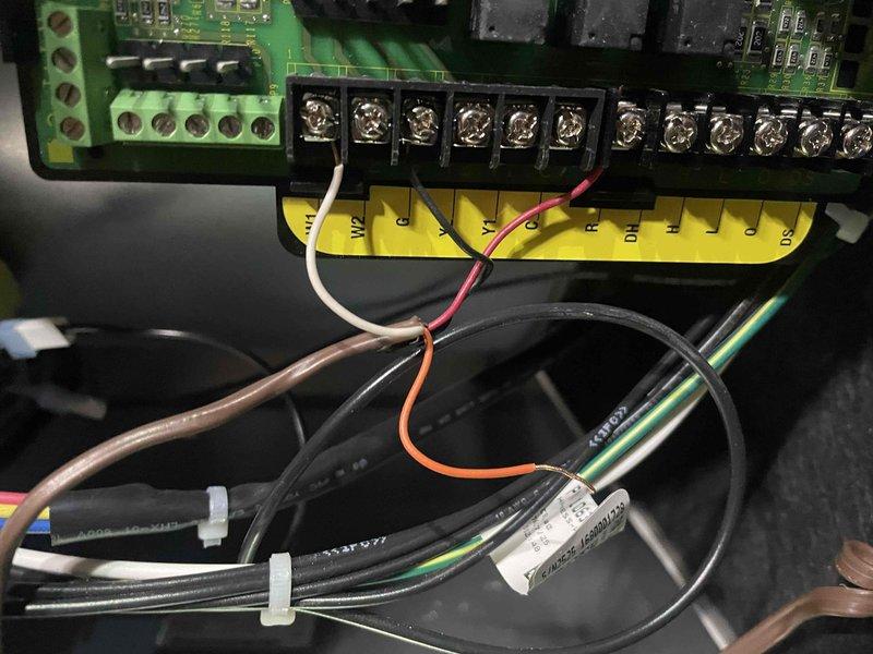 Responded to after hours call for HVAC system not cooling properly. Upon arrival, found Honeywell Home thermostat displaying 76°F and calling for cooling. Inspected electrical control panel and verified proper operation of circuit boards, terminal connections, and control wiring. All wire terminations at terminal strip were secure with proper wire management and labeling in place. System tested and confirmed operational with cooling cycle engaging as programmed.