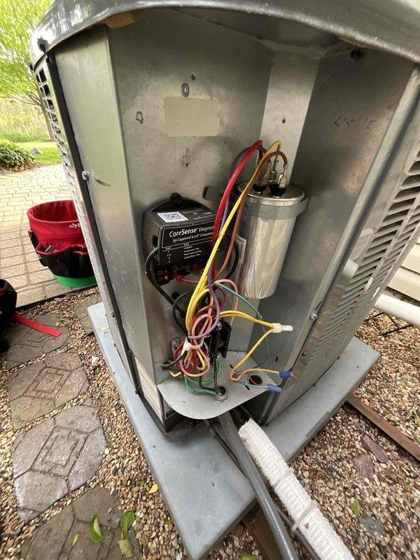 Completed comprehensive BFMA tune-up service on residential air conditioning system aged 5+ years. Performed complete system inspection including indoor air handler and outdoor condensing unit, inspected and evaluated air filter condition, examined electrical components including capacitor and control board, verified all wire connections secure, and assessed overall system operation. All components found to be functioning properly with no immediate repairs required at time of service.