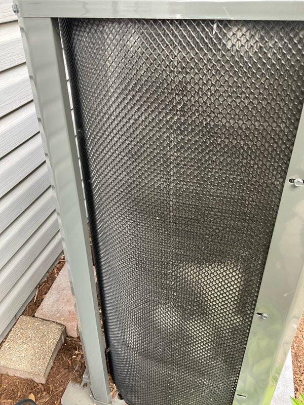 Completed comprehensive BFMA tune-up service on 7+ year old residential air conditioning system during afternoon appointment window. Performed full preventative maintenance inspection of outdoor condenser unit, verified proper airflow through protective grille, and replaced indoor air filters to ensure optimal system performance and efficiency.