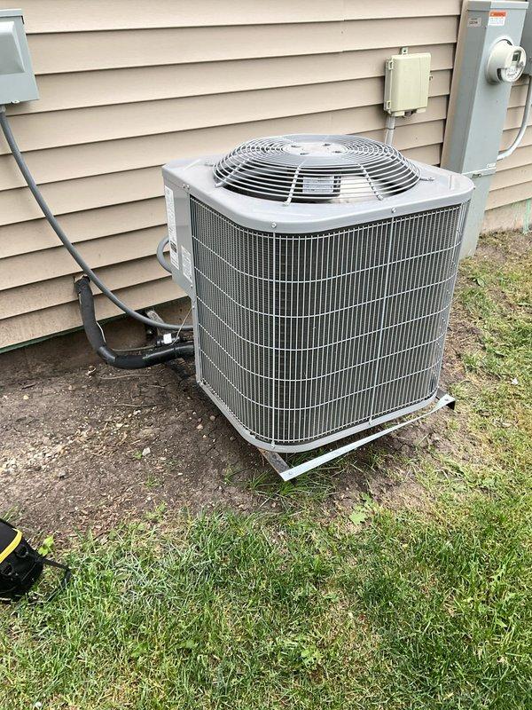 Completed comprehensive BFMA tune-up on residential split system air conditioning unit aged 4+ years. Performed standard maintenance protocol including inspection of outdoor condensing unit, verified proper operation of condenser fan and compressor, checked electrical connections at disconnect box, and assessed condition of condenser coils. Additionally performed dryer vent cleaning service as requested separate from standard membership maintenance, ensuring proper airflow and reducing fire hazard risk.