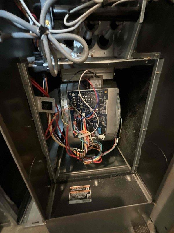 Completed comprehensive BFMA tune-up service on two air conditioning systems, both 6-9 years old. Performed full system inspection including indoor air handler with control board diagnostics, electrical connections verification, and blower assembly examination. Outdoor condenser unit serviced with capacitor testing, contactor inspection, coil cleaning, and refrigerant level assessment. All components found operating within manufacturer specifications and systems returned to optimal performance.