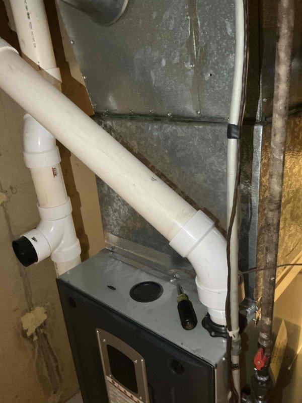 Conducted sales estimate for HVAC system replacement due to excessive compressor noise on existing unit. Evaluated current furnace installation with Aprilaire humidifier, ductwork configuration, and overall system performance in basement mechanical room. Documented equipment condition and provided replacement options for air conditioning unit and evaporator coil to address failing compressor and ensure proper system operation.