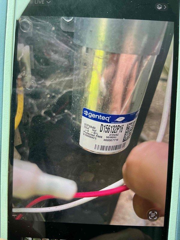 Completed comprehensive air conditioning tune-up on 4-year-old system, arriving in the afternoon per customer preference. Performed full system inspection including examination of compressor motor (Genteq model D15612R2P16), capacitor, and all electrical connections. All components tested within normal operating parameters and system is functioning properly for the cooling season.