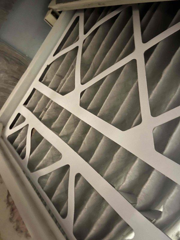 Completed comprehensive BFMA AC tune-up on 14-year-old system. Discovered evaporator coil experiencing severe frost and ice buildup, indicating restricted airflow or potential refrigerant issues. Inspected and replaced air filters, which showed signs of restriction contributing to the coil freezing condition. Performed standard maintenance protocol including system inspection, component cleaning, and operational testing to restore proper cooling performance.