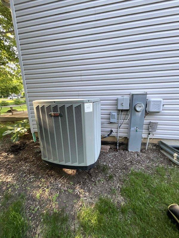 Completed comprehensive BFMA tune-up service on 14-year-old residential air conditioning system. Performed full system inspection of outdoor condenser unit, checked refrigerant levels, tested electrical connections and components, cleaned condenser coils, and inspected air filter which showed moderate accumulation of dirt and debris. All system parameters verified within normal operating range and unit cycling properly upon service completion.