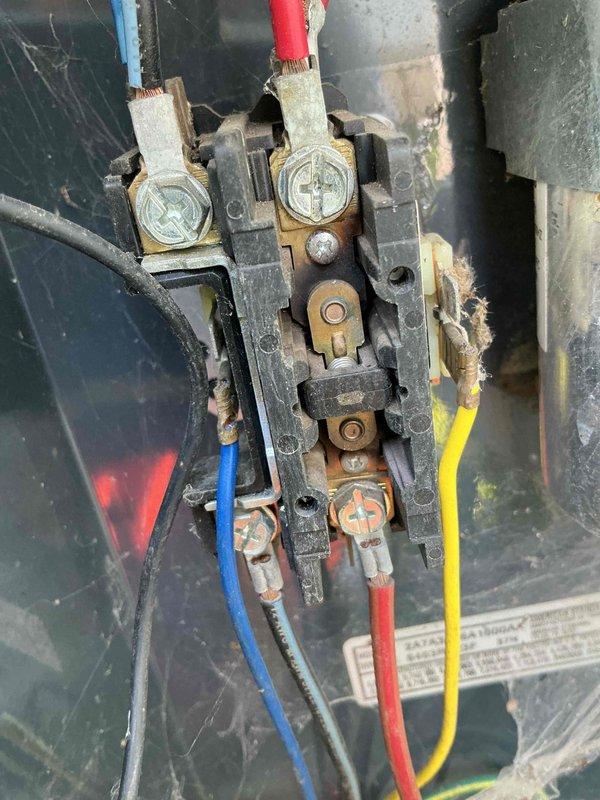Completed comprehensive BFMA tune-up service on residential air conditioning system as part of recurring maintenance agreement. Performed full system inspection including electrical connections, contactors, and capacitor testing. Replaced failed dual run capacitor showing signs of terminal corrosion and deterioration, restoring proper compressor and condenser fan motor operation. Verified all wire connections at contactor assembly were secure, inspected terminal block for proper contact, and confirmed voltage readings within manufacturer specifications. System tested and operating efficiently upon completion.