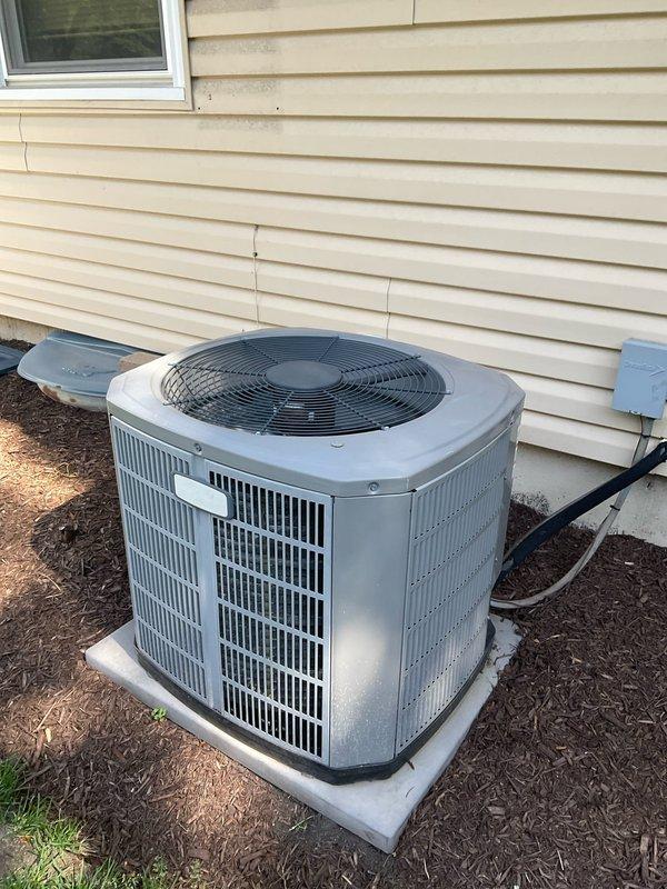 Completed comprehensive BFMA tune-up on 13+ year old residential air conditioning system. Performed full system inspection including condenser unit evaluation, refrigerant line assessment, and internal coil examination. All components were inspected, cleaned, and tested to ensure optimal performance and efficiency for the cooling season.
