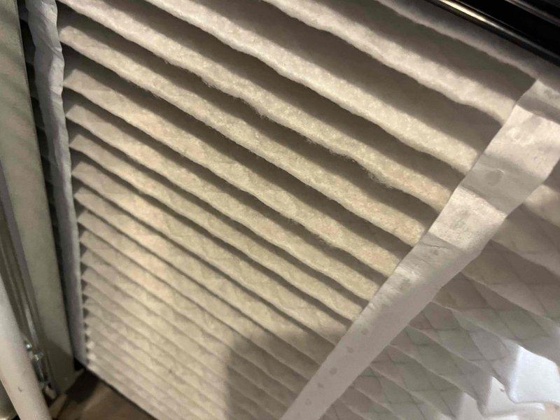 Completed comprehensive BFMA tune-up service on a 10-month-old air conditioning system. Performed full system inspection of outdoor condenser unit, verified proper operation of compressor and fan motor, checked refrigerant levels and electrical connections, and cleaned condenser coils. Inspected indoor air handler, examined pleated air filter which showed minimal dust accumulation and remains in serviceable condition. All components operating within manufacturer specifications with no deficiencies noted. System tested and confirmed cooling properly with adequate airflow throughout.