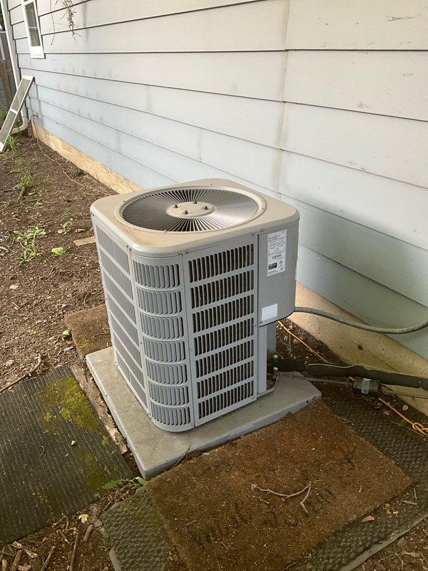 Completed comprehensive BFMA tune-up on 8-year-old residential split system air conditioning unit. Performed preventive maintenance on outdoor condenser unit and indoor attic-mounted air handler, including inspection of refrigerant line set, electrical connections, and drainage components. All system components inspected, cleaned, and verified to be operating within manufacturer specifications for optimal performance and efficiency.