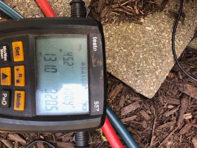 Replaced evaporator coil in residential 410A air conditioning system. Evacuated and recharged system with proper refrigerant levels, verified system pressures and operation with digital manifold gauges to ensure optimal cooling performance.