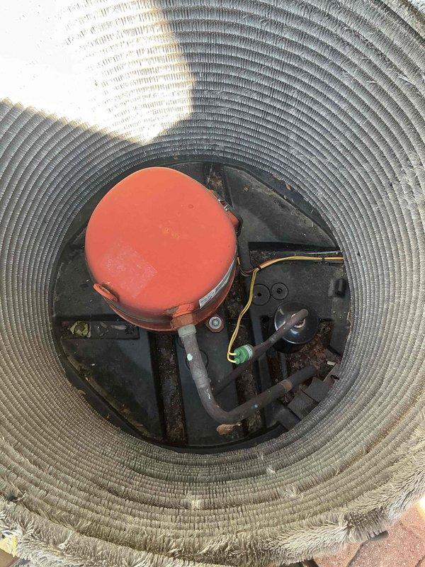 Completed comprehensive BFMA tune-up service on two air conditioning systems, both 15-19 years old, during afternoon appointment window. Performed standard maintenance protocols including inspection of condenser units, verification of electrical connections, assessment of refrigerant lines, and evaluation of mechanical components. Equipment showed significant age-related deterioration with visible corrosion on condenser fins and mounting hardware, though all systems remained operational following tune-up procedures.