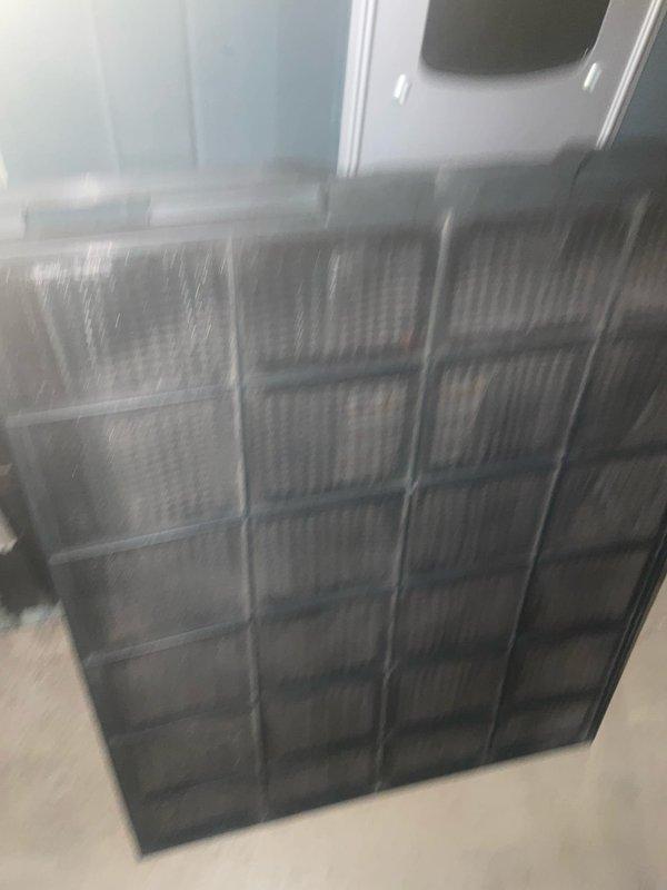 Completed comprehensive BFMA tune-up service on residential HVAC system with equipment aged 4+ years. Performed preventive maintenance on indoor air handler unit located in basement, including filter inspection which revealed moderate dust and debris accumulation on pleated filtration media. Serviced outdoor condensing unit positioned on paver patio beside residence, inspecting heat exchanger coil fins and verifying proper operation of compressor and fan motor. All system components tested and operating within normal parameters upon completion of tune-up procedures.