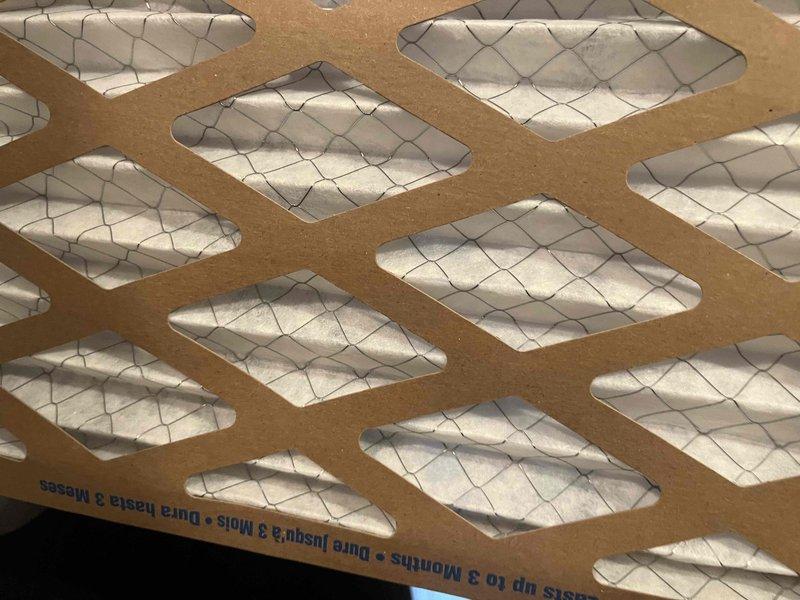 Completed comprehensive BFMA tune-up service on 9-year-old air conditioning system during morning appointment. Performed full system inspection, replaced air filter with new pleated media filter, and evaluated all accessible components. Identified significant deterioration and possible mold growth on flexible ductwork covering requiring attention, documented conditions with photographic evidence for customer review and future maintenance planning.