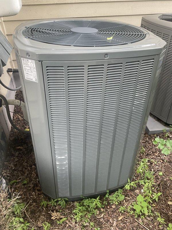 Completed comprehensive tune-up maintenance on two residential air conditioning systems. Performed standard preventive maintenance procedures including inspection of outdoor condenser units, verification of electrical connections, assessment of refrigerant levels, and evaluation of overall system operation. Replaced dirty air filter with new FILTERBUY filter to ensure proper airflow and system efficiency.