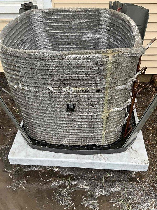 Completed comprehensive BFMA tune-up on Trane residential air conditioning system aged 2+ years. Performed standard preventive maintenance protocol including inspection of condenser unit, cleaning of heavily soiled condenser coils which exhibited significant dust and debris accumulation restricting airflow, verification of proper operation, and system performance evaluation. Unit operational and returned to service with improved efficiency following coil cleaning and maintenance procedures.