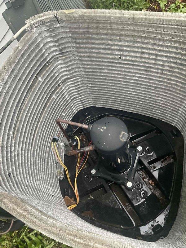 Completed comprehensive BFMA tune-up on residential air conditioning system over 2 years old. Performed standard maintenance procedures including inspection of outdoor condensing unit with compressor, refrigerant lines, and electrical connections, as well as indoor blower assembly. All components found operating within normal parameters, system cleaned and tested for optimal performance.
