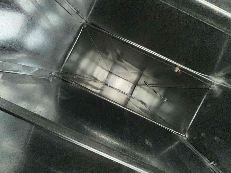 Completed comprehensive BFMA tune-up service on residential HVAC system over one year old, including full air conditioning system inspection and indoor air quality testing. Performed detailed examination of blower wheel assembly and centrifugal fan components, confirming proper operation and blade integrity. Inspected ductwork system and filter housing, documenting condition of filter media and airflow pathway components to ensure optimal system performance and air quality standards.