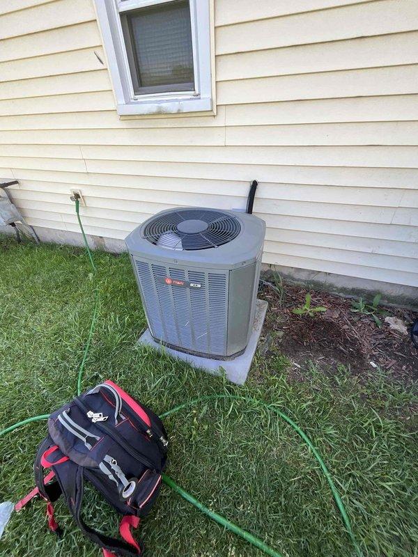 Responded to service call for air conditioning unit intermittently shutting off and restarting on its own every few days. Performed comprehensive system diagnostics on outdoor condenser unit and indoor air handler. Replaced dirty air filter which was restricting airflow and potentially causing system to overheat and cycle off on safety limits. Verified proper system operation, airflow, and temperature differentials after filter replacement to ensure unit maintains consistent cooling without random shutdowns.