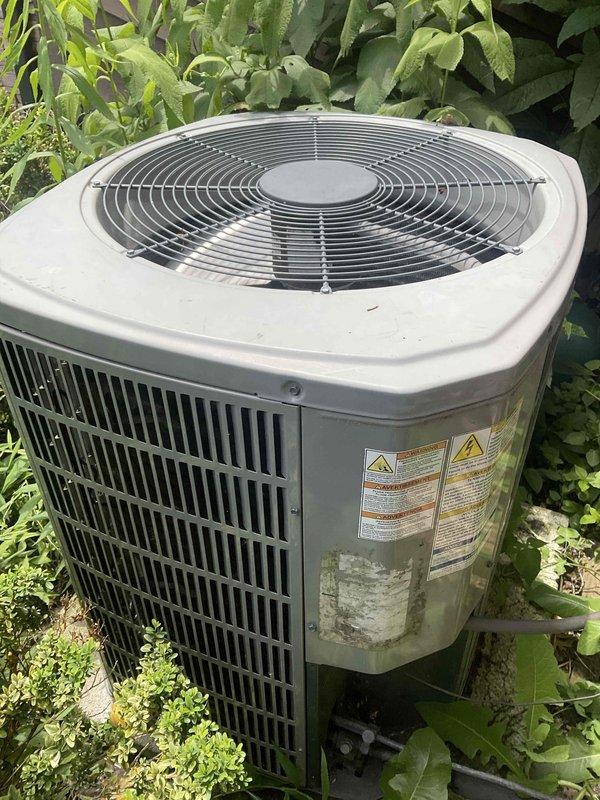 Completed comprehensive BFMA tune-up service on 10-year-old residential HVAC system, including dual AC unit maintenance and semi-annual filter change. Performed standard preventive maintenance procedures on outdoor condenser unit, inspecting fan assembly, checking refrigerant levels, cleaning coils, and verifying proper operation of all components. Replaced 16x20 pleated air filter to ensure optimal airflow and system efficiency for continued reliable performance.