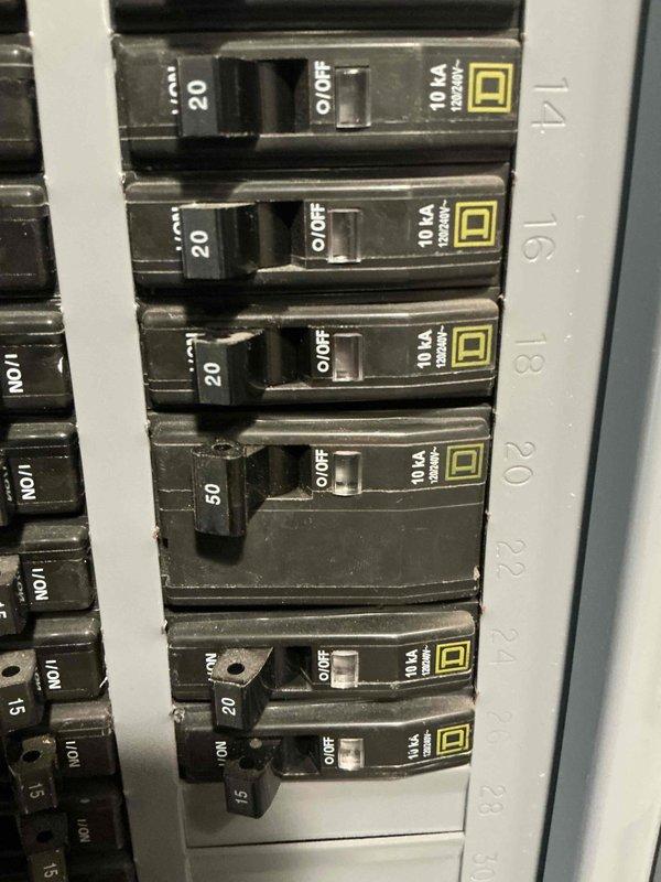 Conducted sales estimate for air conditioning system replacement. Evaluated existing First Co. 16MCU-10AB air handler unit and associated electrical infrastructure, including Square D breaker panel with appropriate amperage ratings for HVAC equipment. Documented current equipment specifications and electrical connections to provide comprehensive replacement proposal for new A/C and coil system.