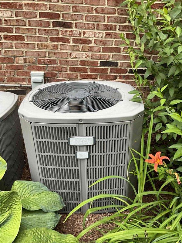 Completed comprehensive BFMA tune-up service on residential split system air conditioning unit. Performed full system inspection including electrical components, capacitor testing, contactor operation verification, and refrigerant line examination. All components found operating within normal parameters, system cleaned and tested for optimal performance.