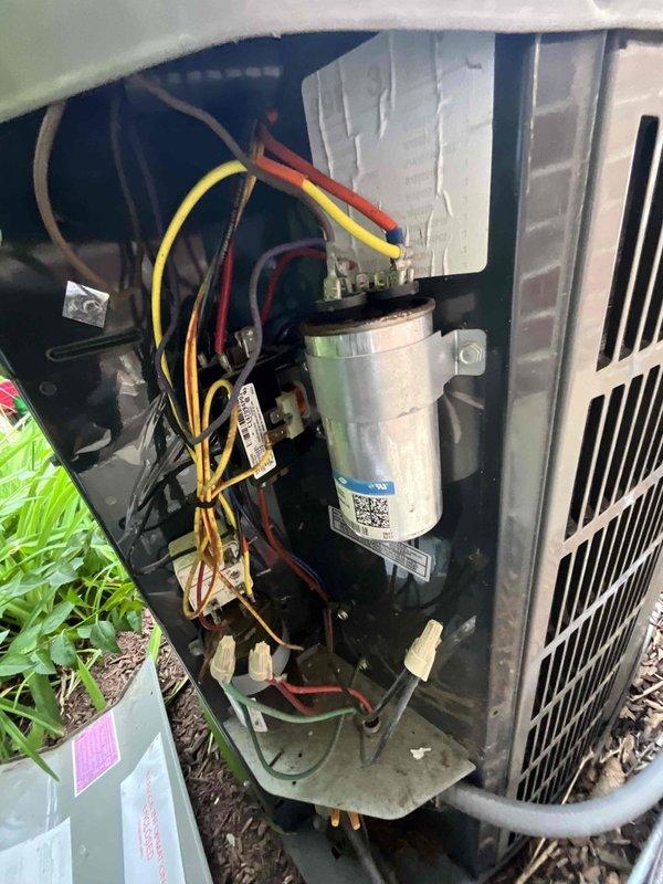 Completed comprehensive BFMA tune-up service on residential split system air conditioning unit. Performed full system inspection including electrical components, capacitor testing, contactor operation verification, and refrigerant line examination. All components found operating within normal parameters, system cleaned and tested for optimal performance.