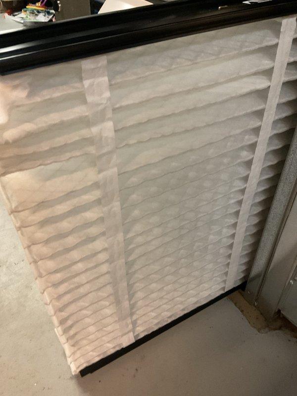 Completed comprehensive BFMA tune-up on 4-year-old air conditioning system during afternoon service window. Performed full system inspection including condenser unit evaluation, replaced air filters, cleaned outdoor coil fins showing moderate dirt accumulation, checked refrigerant levels, tested electrical components including capacitor, verified proper airflow, and confirmed optimal system operation. Unit is functioning within manufacturer specifications and ready for cooling season.