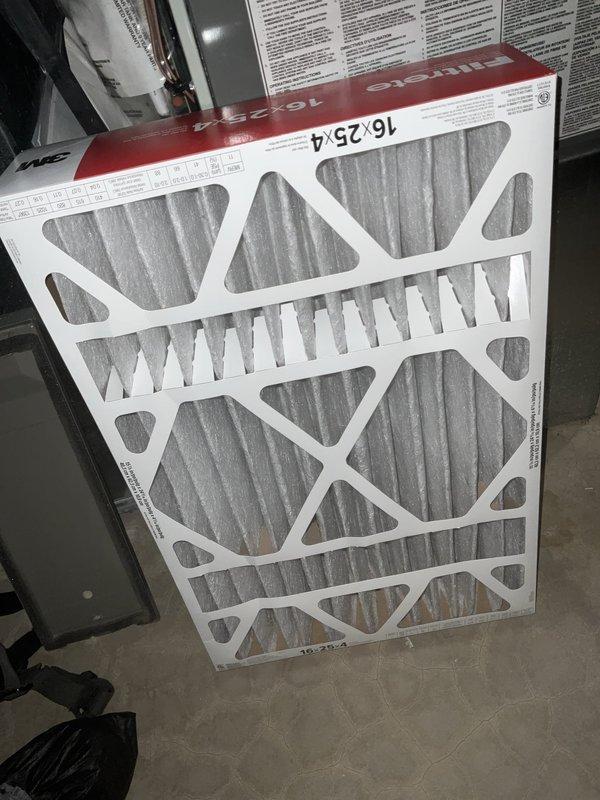 Completed comprehensive air conditioning tune-up on 8-year-old residential system. Performed full system inspection of outdoor condenser unit and indoor air handler, verified proper operation of all components, checked refrigerant levels, cleaned condenser coils, and inspected 16x25x4 Filtrete air filter which was found to be in good condition. System operating within normal parameters with no issues identified.