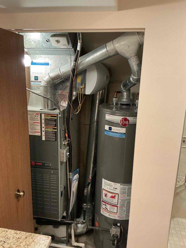 Completed comprehensive BFMA tune-up service on a 4-year-old residential air conditioning system. Performed full inspection and maintenance of outdoor condenser unit and indoor air handler, including cleaning components, checking refrigerant levels, testing electrical connections, verifying proper airflow, and ensuring optimal system operation. All equipment found to be functioning within manufacturer specifications with no issues identified.