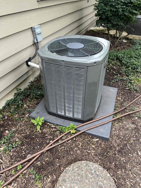 Completed comprehensive tune-up service on two residential air conditioning systems. Performed standard maintenance procedures including inspection of outdoor condenser units, verification of refrigerant line integrity, assessment of electrical connections and disconnect boxes, and evaluation of overall system operation. Customer reported inadequate cooling in upstairs attic area; recommended consideration of attic ventilation fan installation to improve temperature control and reduce cooling load on existing HVAC system.