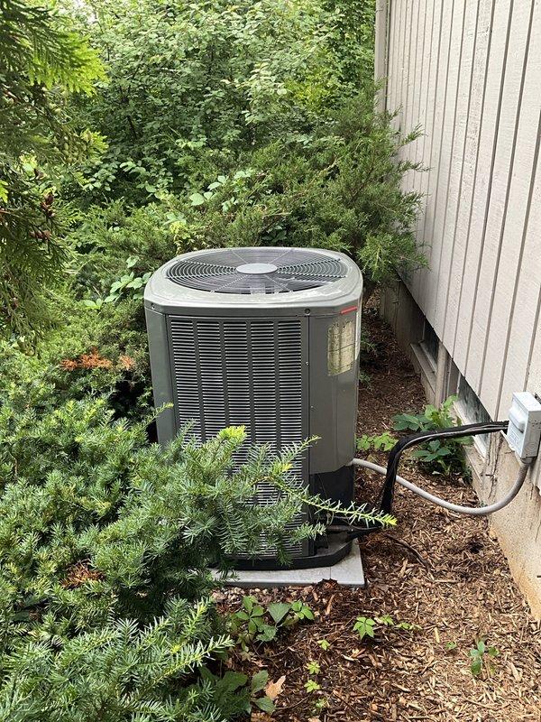 Responded to service call for residential air conditioning unit not cooling properly since previous service visit. Unit thermostat was set to 63°F but indoor temperature measured 73°F, indicating a 10-degree differential and failure to maintain setpoint. Performed comprehensive diagnostic inspection of outdoor condenser unit, accessing internal components to evaluate system operation. Inspected compressor, capacitor, electrical connections, and wiring throughout the unit. Verified proper voltage supply and examined all electrical terminations for secure connections. Assessed refrigerant system components and overall unit functionality to identify root cause of cooling failure and provide fresh perspective on system issues.