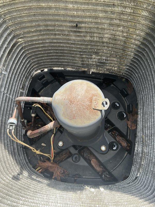 Completed comprehensive BFMA tune-up on residential air conditioning system, including full inspection of outdoor condenser unit and indoor air handler components. Performed standard maintenance procedures including filter replacement as part of semi-annual service agreement, inspected refrigerant lines for proper insulation and signs of leakage, verified compressor operation, and checked all electrical connections. System found to be operating within normal parameters with minor debris accumulation in outdoor unit that was cleared during service; all components functioning properly with no immediate repairs required.