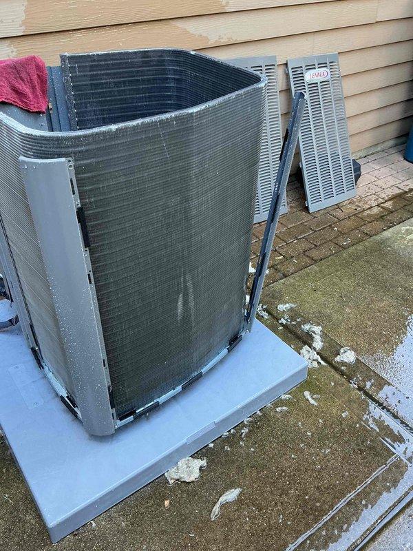 Completed comprehensive BFMA tune-up on 3-month-old residential air conditioning system during late morning service window. Performed standard maintenance protocol including inspection of condenser unit, verification of refrigerant levels, electrical component testing, and coil cleaning. Unit operating within manufacturer specifications with no deficiencies noted; system confirmed to be in excellent condition for continued reliable operation.