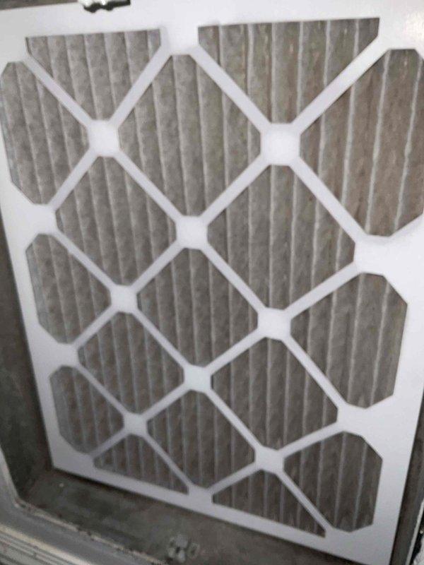 Completed comprehensive BFMA tune-up service on a 3-year-old air conditioning system during afternoon appointment window. Performed standard AC maintenance protocol including inspection of outdoor condenser unit, verification of proper airflow through heat exchange coils, and evaluation of overall system operation. Replaced dirty pleated air filter with accumulated dust and debris to restore optimal airflow and system efficiency.