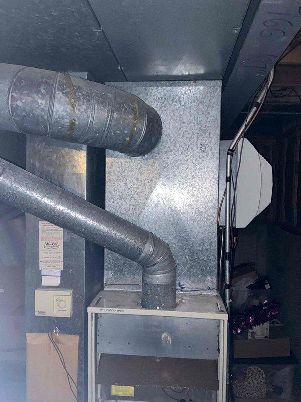 Conducted full system evaluation of 40-year-old HVAC equipment including furnace and air conditioning unit. Both units have reached end of serviceable life and require complete replacement. Assessed existing electrical panel, ductwork configuration, and mechanical room layout to prepare comprehensive replacement proposal for new heating and cooling system sized appropriately for the home.
