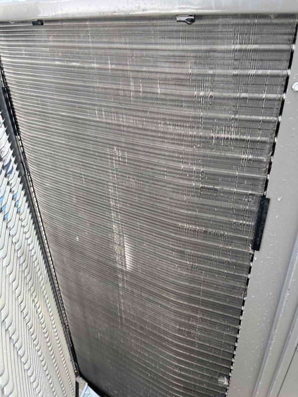 Completed comprehensive BFMA tune-up service on Lennox air conditioning unit located on exterior concrete pad. Performed thorough inspection of condenser coil assembly, verified proper operation of all components, and documented system condition with photographic evidence. Unit operational and ready for continued service with all routine maintenance items addressed per BFMA protocol.