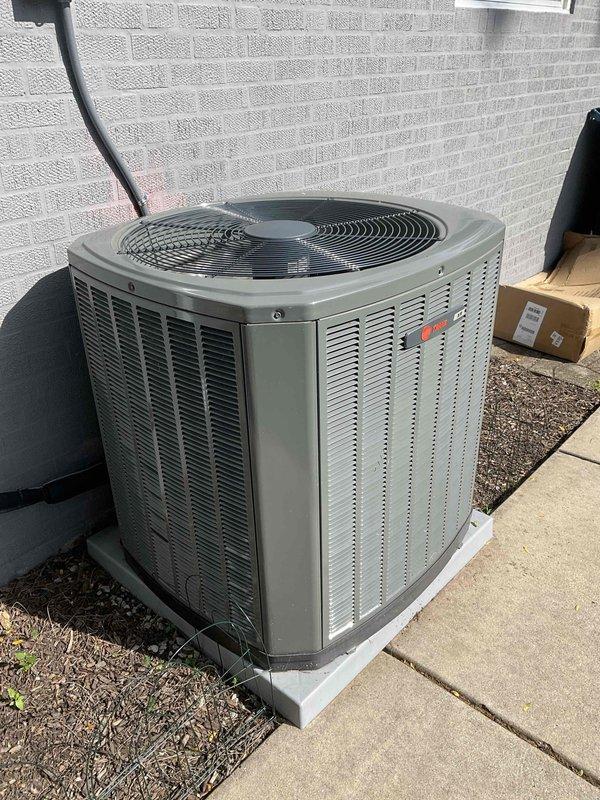 Completed comprehensive BFMA tune-up service on residential air conditioning system. Performed standard maintenance protocol including inspection of condenser unit, cleaning of exterior coils and fins which showed moderate dust and debris accumulation, verified proper refrigerant line connections, and tested electrical components. Unit operating within normal parameters upon completion, with improved airflow efficiency after cleaning of heavily soiled condenser surfaces.