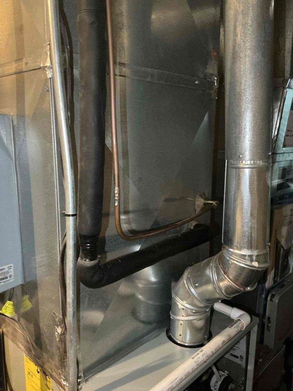 Diagnosed residential air conditioning system experiencing inadequate cooling due to critically low refrigerant levels. Identified significant refrigerant leak in existing system that has required annual recharging. Given the age of the equipment, severity of the leak, and cost-effectiveness of repair versus replacement, homeowner elected to pursue complete system replacement options. Comfort Consultant scheduled for same-day visit to assess home requirements and provide equipment replacement proposals for new air conditioning condenser unit and evaporator coil installation.