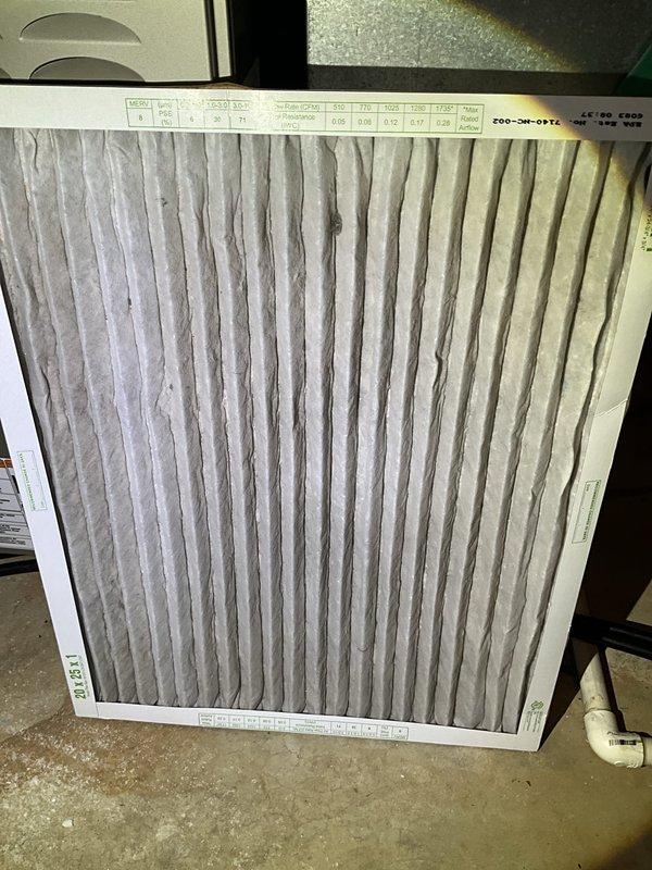 Completed comprehensive BFMA tune-up service on residential air conditioning system aged 3+ years. Performed standard maintenance protocol including inspection of outdoor condenser unit, verification of proper operation, and replacement of dirty air filter with accumulated debris. All components inspected and found to be in normal operating condition with no visible damage or unusual wear patterns noted on equipment exterior.