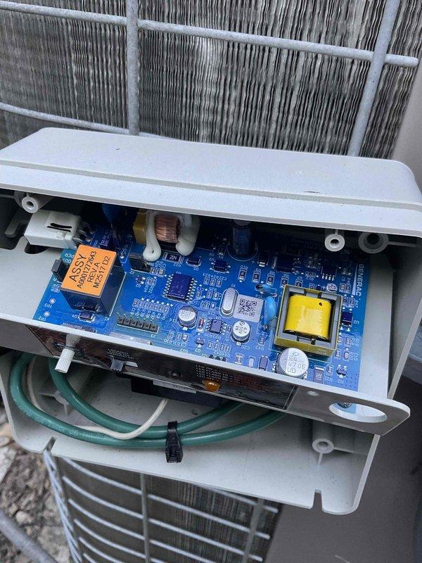 Replaced defective contactor in the control board assembly for system #2. Accessed the electrical junction box and control module, disconnected failed contactor, installed new replacement unit, verified proper wire connections and terminal block integrity, and tested system operation to confirm successful repair.