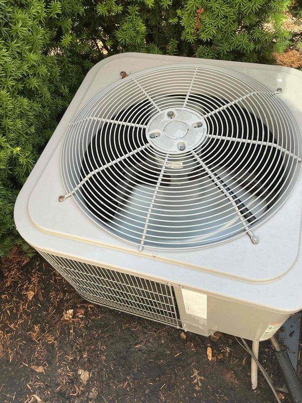 Completed comprehensive BFMA air conditioning tune-up on 8-year-old system. Performed full preventive maintenance including inspection of outdoor condenser unit, replaced air filter with new pleated media filter, and verified all components operating within manufacturer specifications. System tested and confirmed ready for continued reliable operation under recurring maintenance agreement.