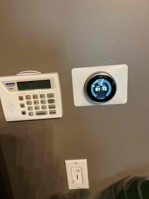 Completed comprehensive BFMA tune-up service on two air conditioning systems, both over one year old. Performed standard maintenance procedures including filter inspection, refrigerant level verification, electrical connection testing, condensate drain cleaning, thermostat calibration check, and overall system performance evaluation. Verified Nest thermostat operation and confirmed proper communication with HVAC equipment, ensuring optimal temperature control and system efficiency for continued reliable operation.