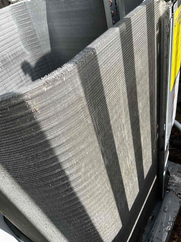 Completed comprehensive BFMA tune-up on 13+ year old air conditioning system. Performed full inspection of blower wheel assembly and evaporator coil, documenting equipment condition with photos showing normal wear patterns and dust accumulation on heat exchanger fins. All standard maintenance procedures executed per BFMA protocol to ensure optimal system performance for the cooling season.
