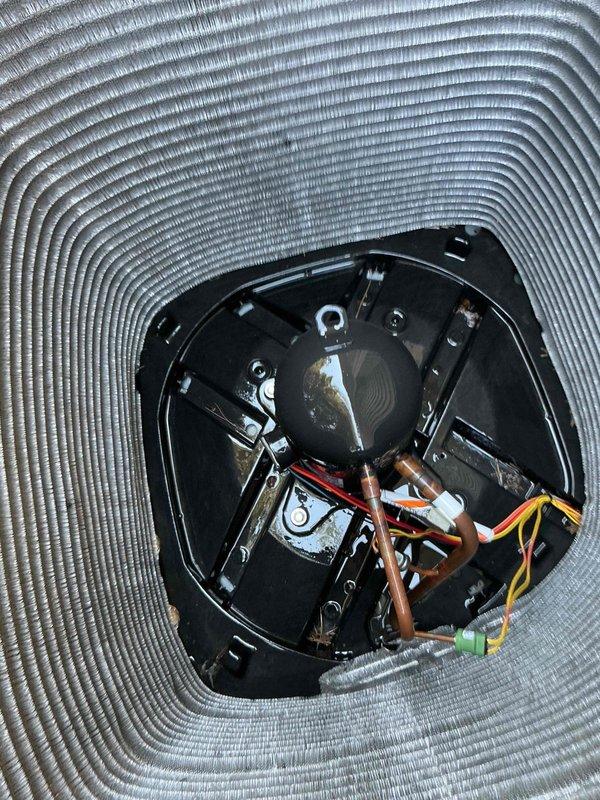 Completed comprehensive BFMA preventive maintenance tune-up on a 10-month-old Trane air conditioning system. Performed full system inspection including condenser unit evaluation, verified proper electrical connections and wiring integrity, checked refrigerant levels, cleaned condenser coils showing minor exterior weathering and algae accumulation, inspected blower motor assembly and associated components, tested system operation and airflow, and confirmed all safety controls functioning properly. Unit operating within manufacturer specifications with no deficiencies noted at time of service.
